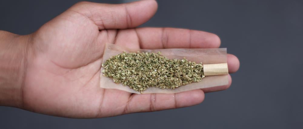Ein Cannabis-Joint.