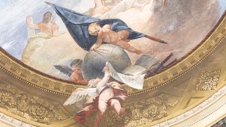 Deckenmalerei im Palazzo Diedo.