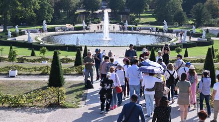 Der Schlosspark Sanssouci bleibt voraussichtlich weiterkostenfrei  öffentlich zugänglich. 
